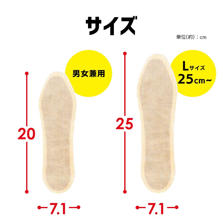 中敷き用カイロ Mサイズ 10個セット4