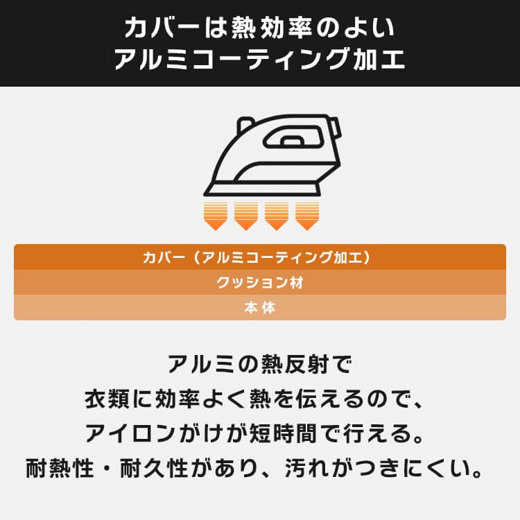 アイロン台 卓上人型 1530D-12 ホワイト【プラザセレクト】7