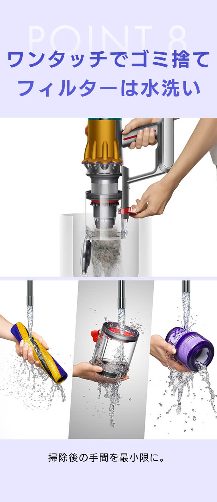 dyson V12 Detect Slim Absolute 447821-01 【プラザセレクト】8