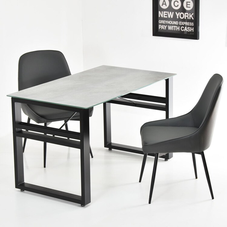 B.Bファニシング CERABILL 収納付きダイニングテーブル 幅120 CEDT0332CEDGY ダークグレー【時間指定不可】【プラザセレクト】【代引き不可】19