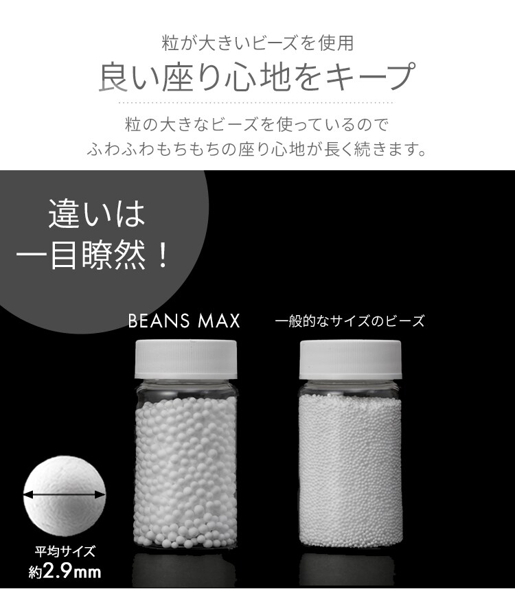 ビーンズMAX 補充用ビーズ 1000g ホワイト 【プラザセレクト】5