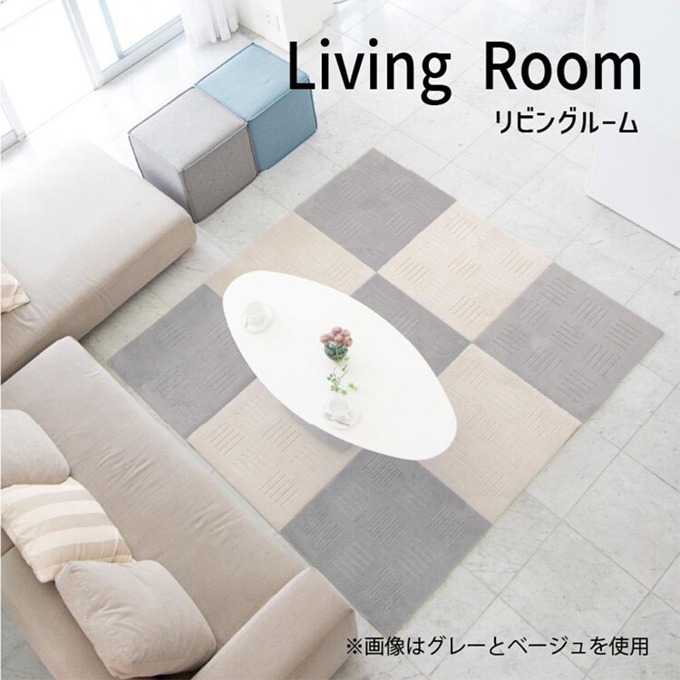 オカ ピタプラス ジョイント キッチンマット 60&times;60cm 10枚組 オレンジ6