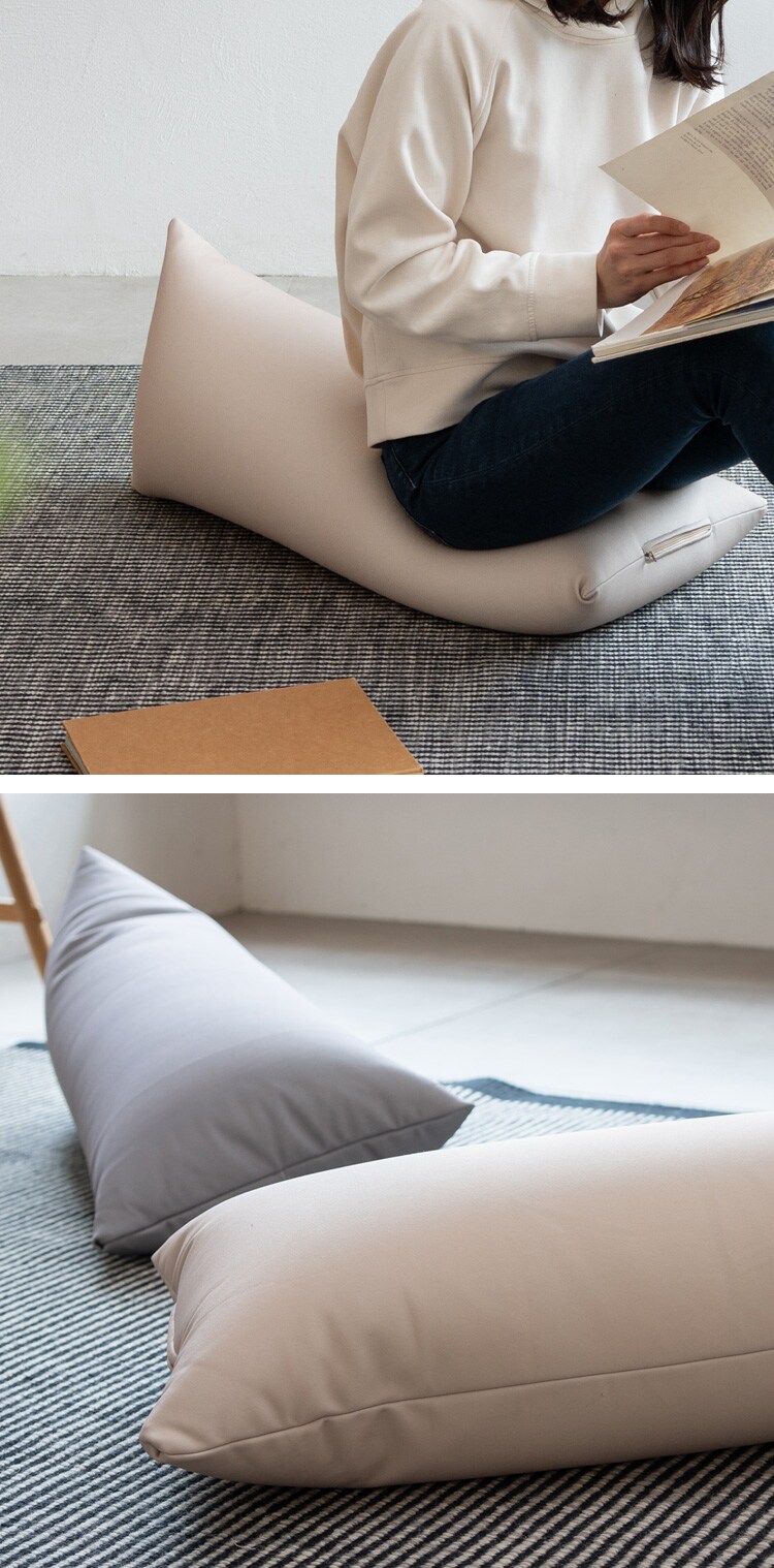 ハグボディピロービーズクッション BG-2460 ブラウン【プラザセレクト】2