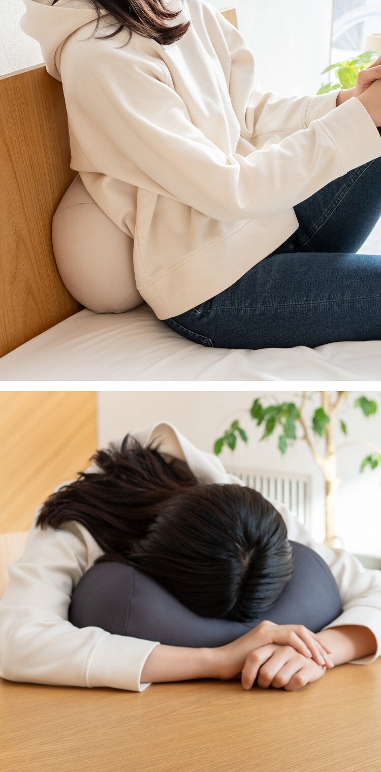 ホールビーズクッション HB-2470 ブラウン【プラザセレクト】2