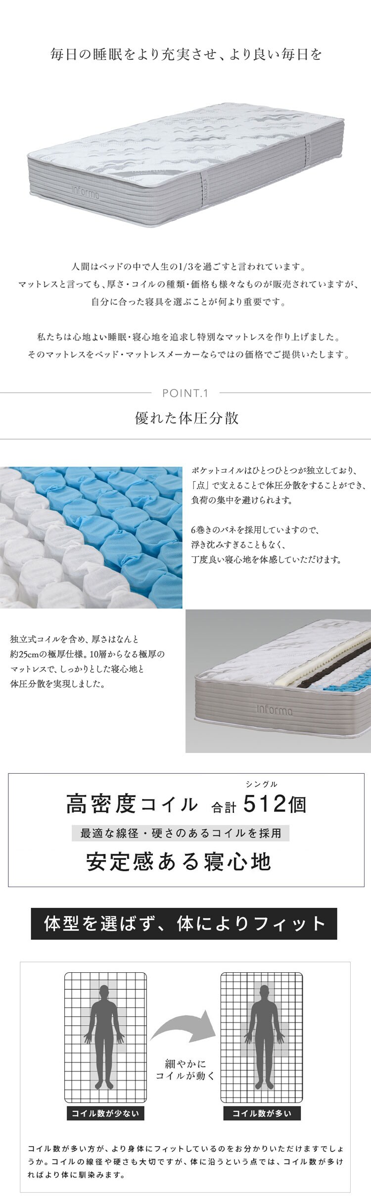 マットレスEXE-250 S 【時間指定不可】【代引不可】【同梱不可】【プラザセレクト】0