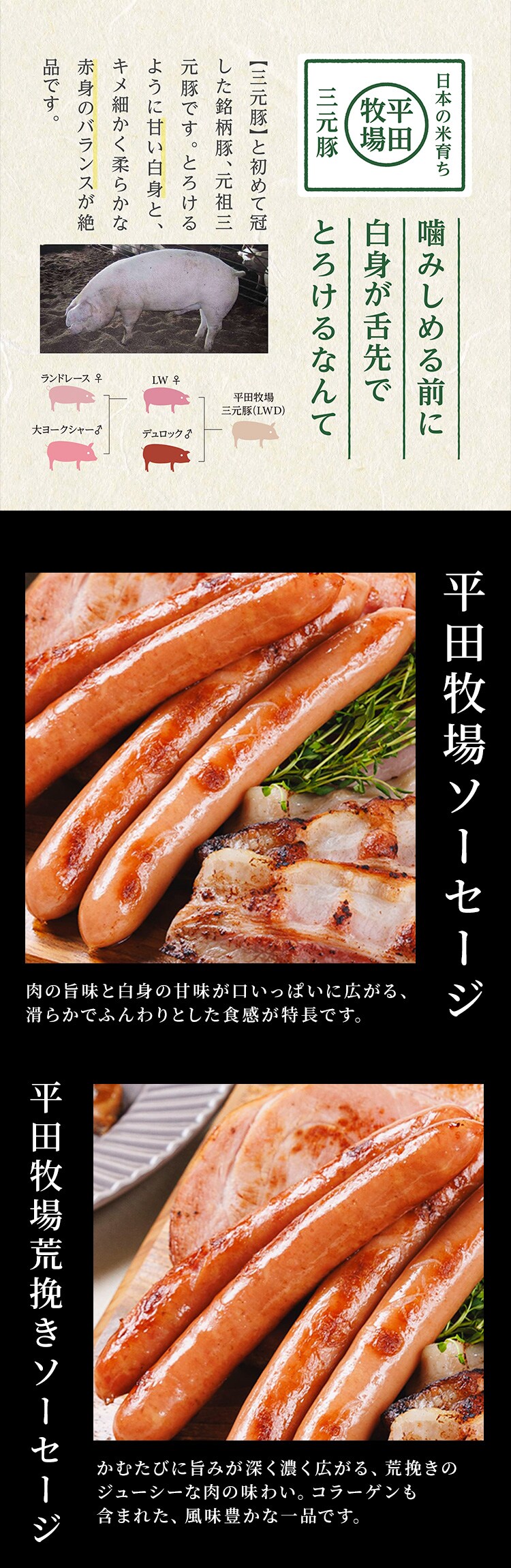 【平田牧場】平田牧場特製ハムソーセージ詰合せセット CHK23-11