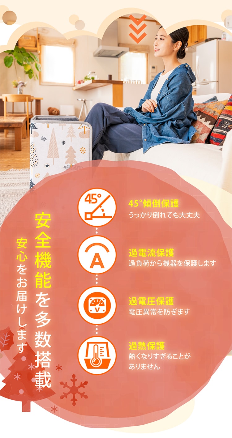 万通商事 パネルヒーター 3面 TPH-002S-BE サンドベージュ【プラザセレクト】8
