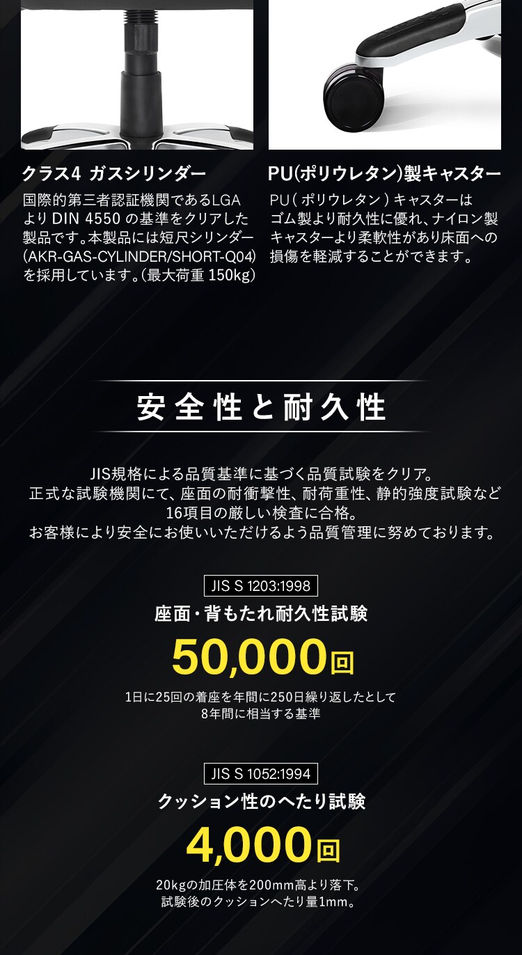 AKRacing エーケーレーシング ゲーミングチェア AKR-Pro-XV2 グレー2