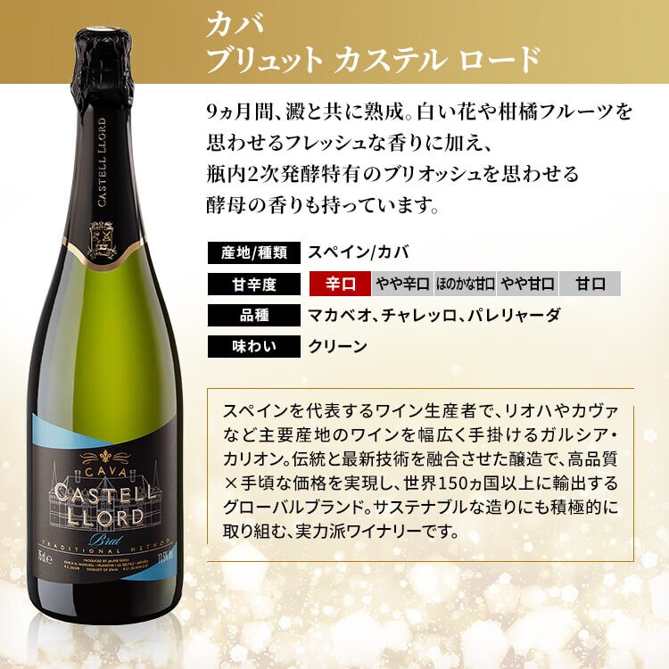 【5860円OFFクーポン配布中！】 スパークリングワイン 6本セット8