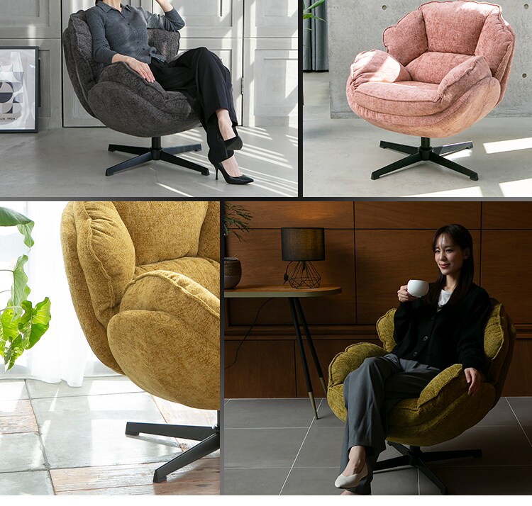 パーソナルチェア チャコール4