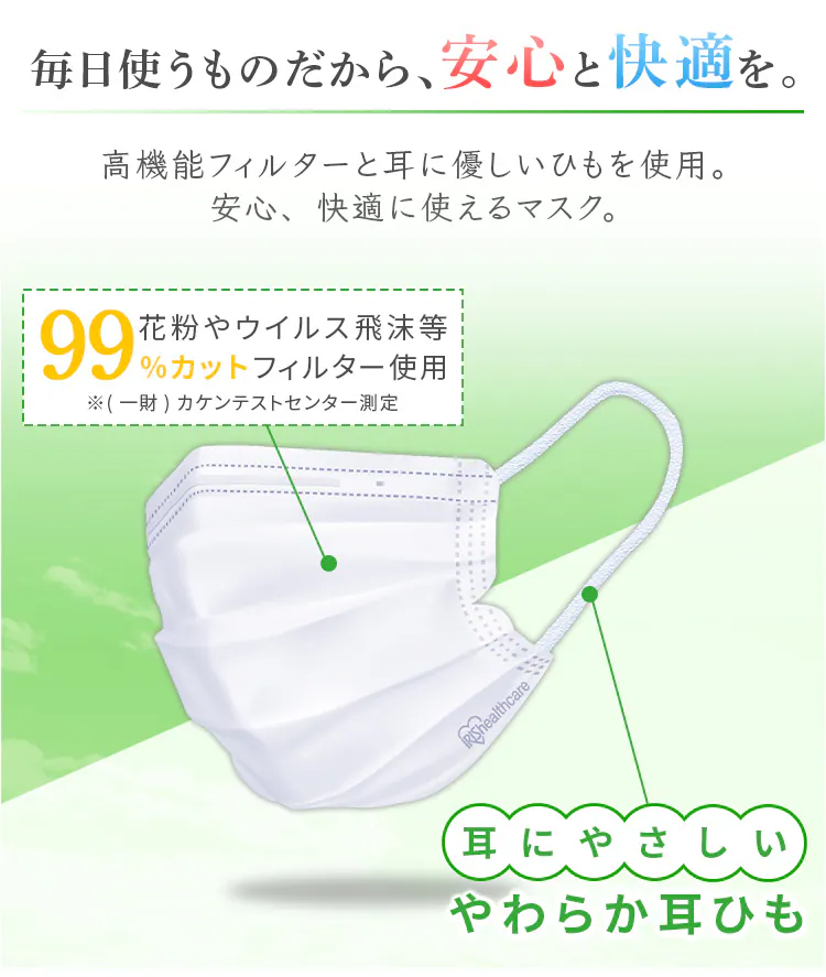 【7枚】 DISPOSABLE マスク ふつうサイズ 3