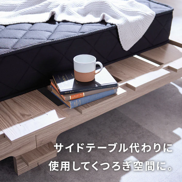 ステージベッド セミダブル ナチュラル【プラザセレクト】3