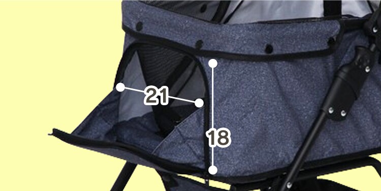 ペットカート 3輪タイプ 迷彩・デニム【プラザセレクト】29