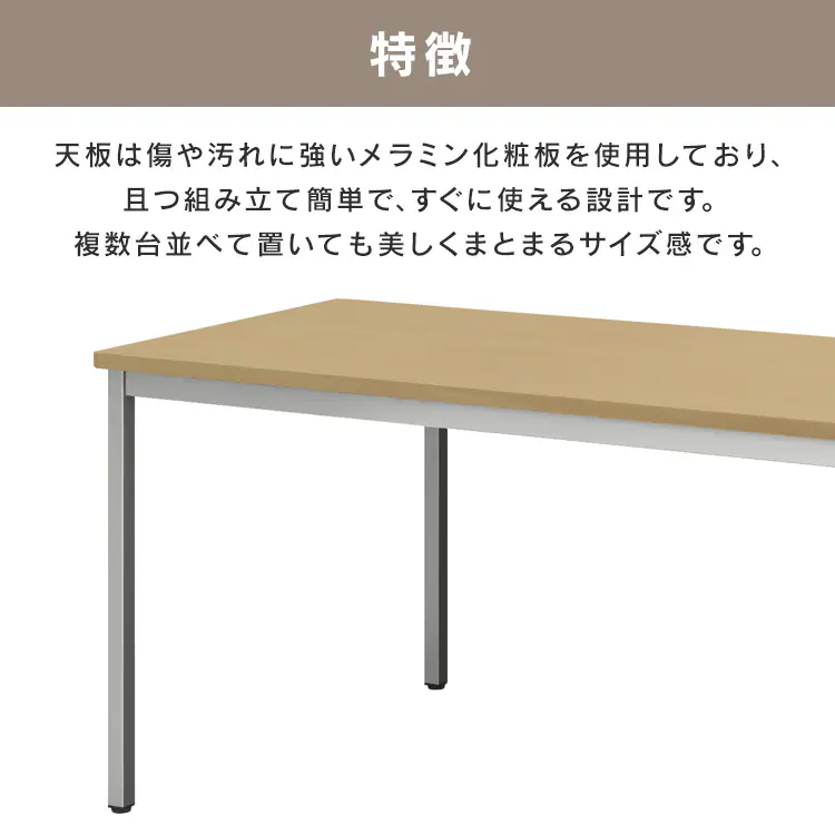 会議用テーブル SOT-1890 PK N/G2