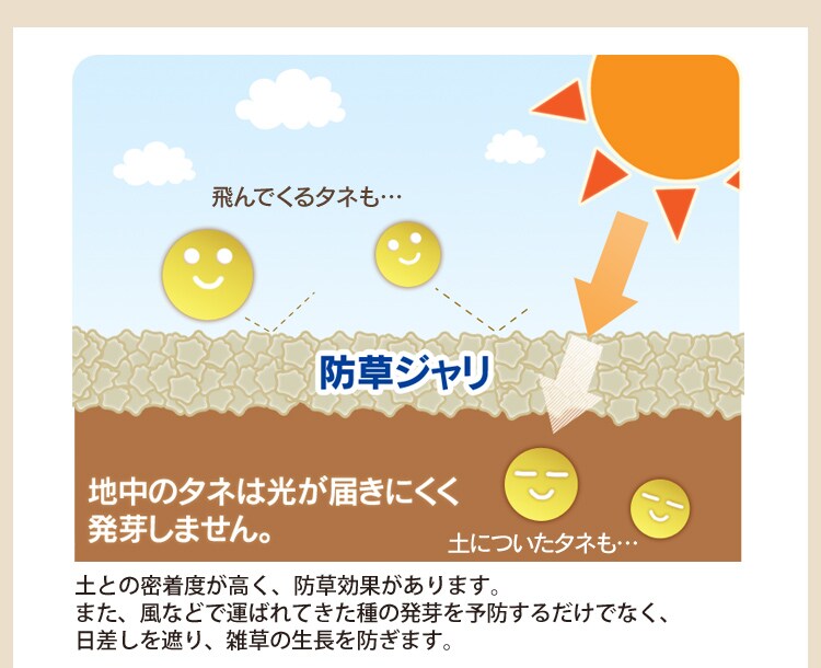 防草対策に?