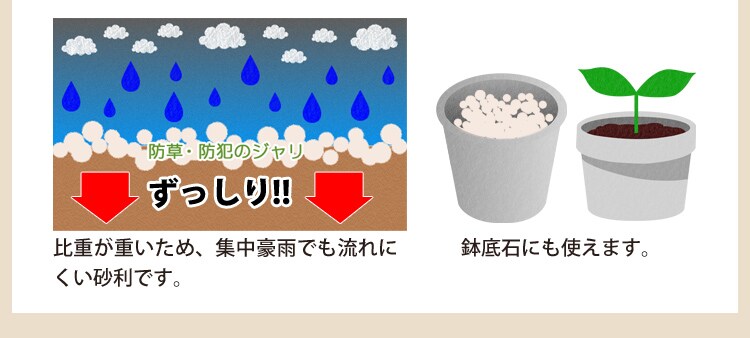 防草対策に?