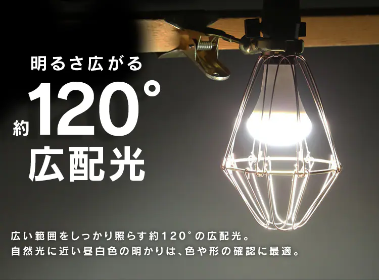ワークライト LED クリップライト 人感センサー付き 屋内 作業灯 ILW-85GSC36