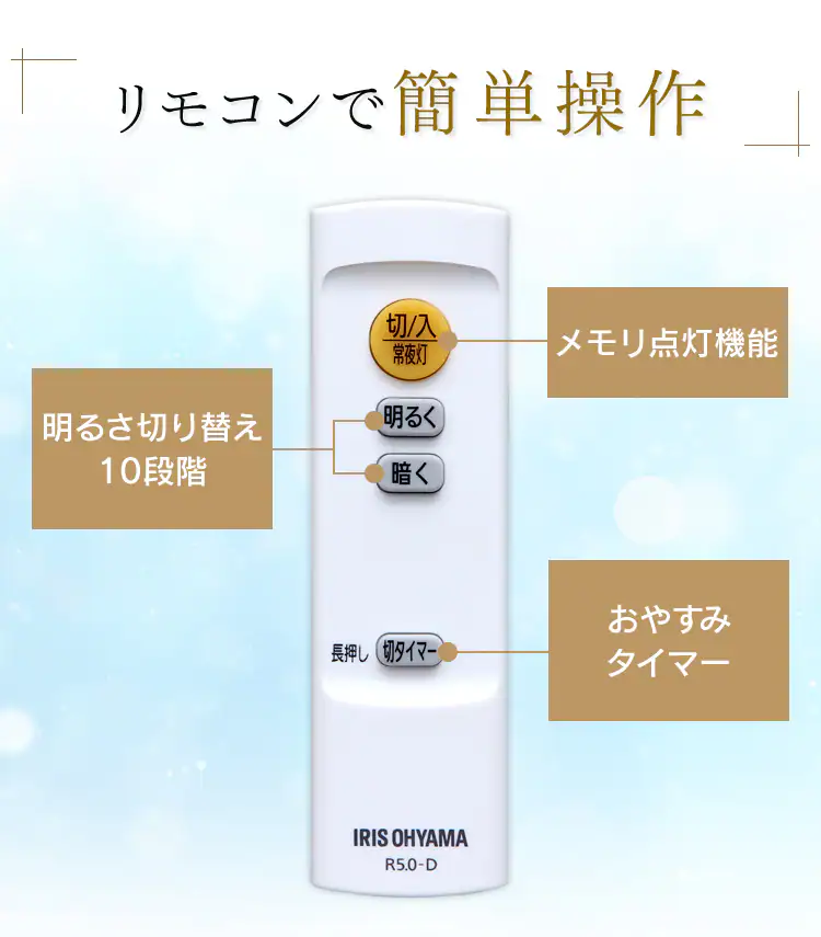 【訳あり】LEDシーリングライト 12畳調光　5200lm　CL12D-5.04