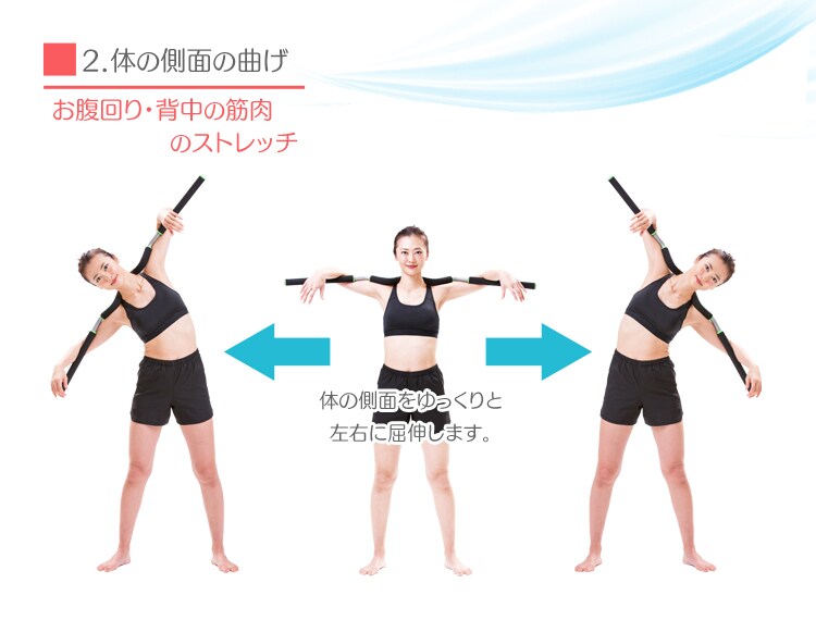 体側面の曲げ