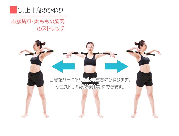 上半身のひねり