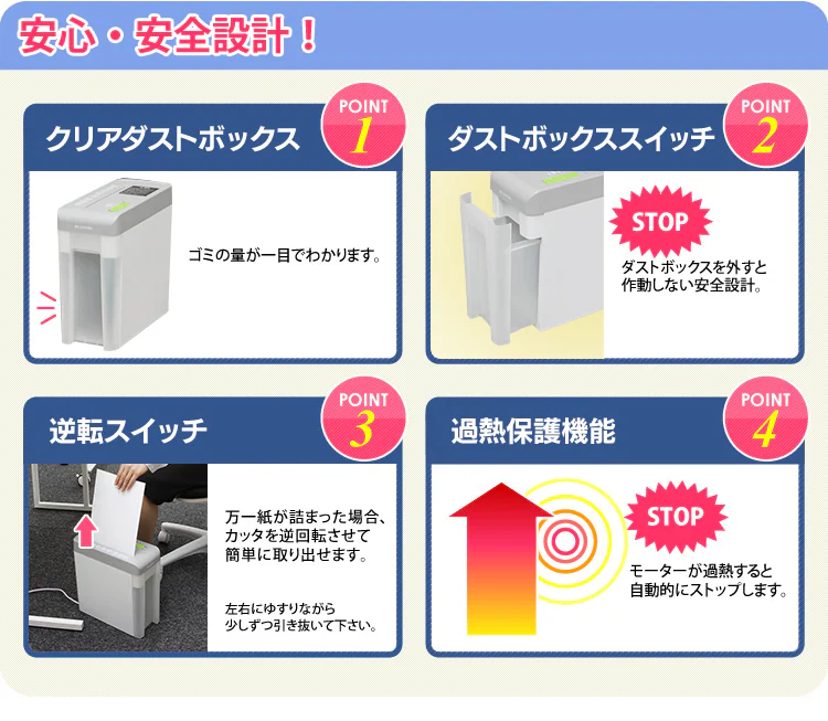 シュレッダー クロスカット 5枚同時細断 P5HC1