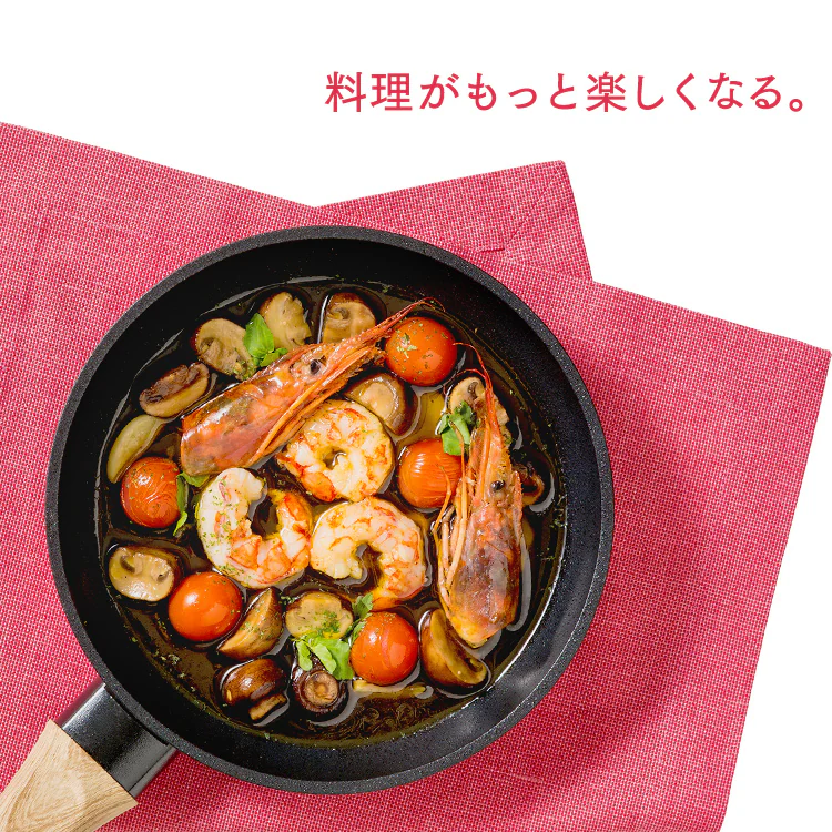 フライパン 20cm IH/ガス火対応 スキレットコートパン SKL-20IH2