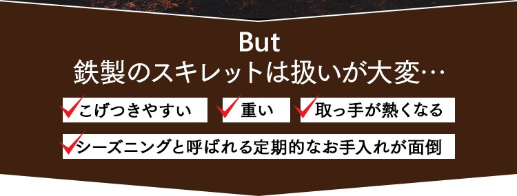 フライパン 26cm ガス火専用 スキレットコートパン SKL-26GS7