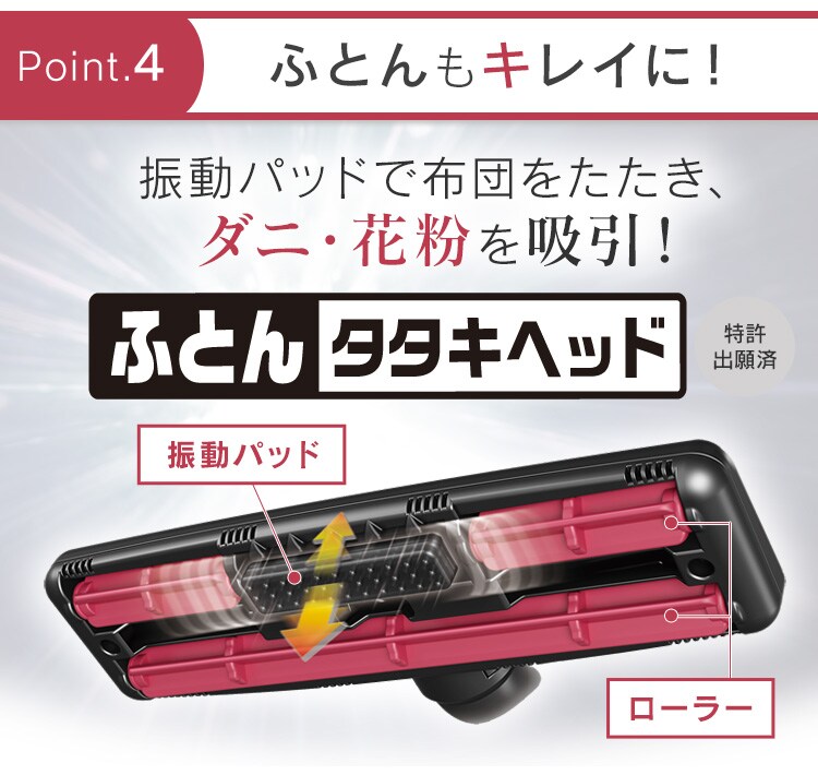 【訳あり】3WAYスティッククリーナー IC-S55KF-R レッド13