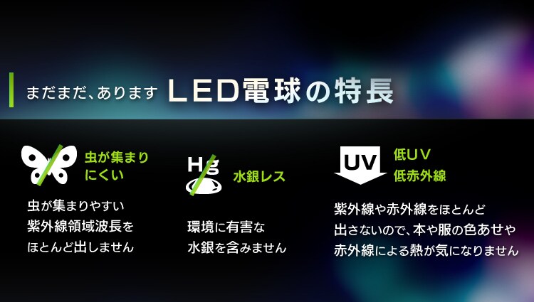LED電球の特長
