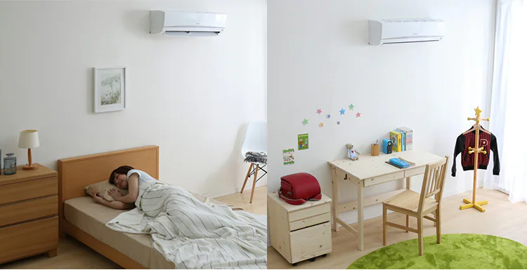寝室や子供部屋にも最適なスタンダードモデル