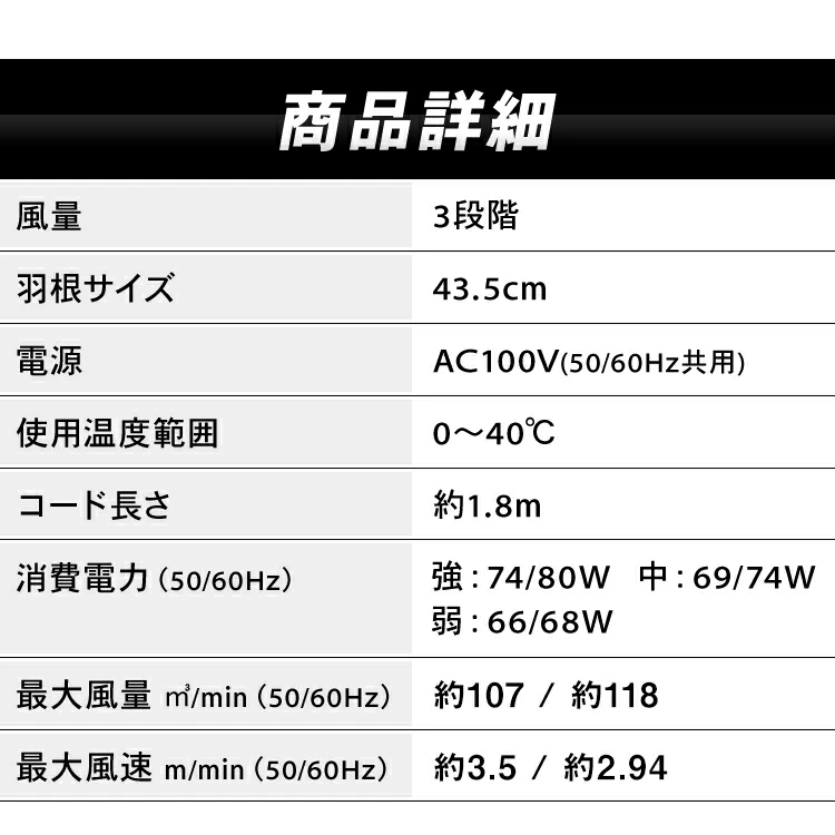 【訳あり】工業扇風機 三脚型 KF-431SE10