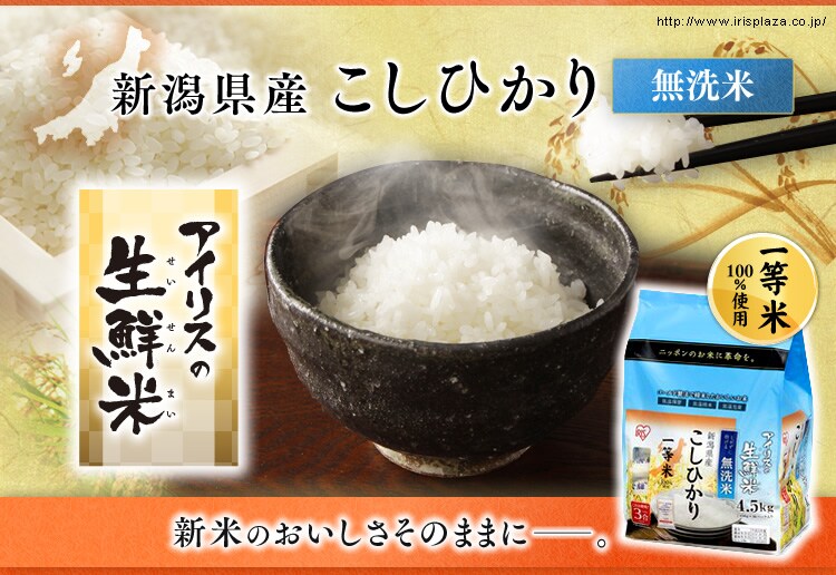 生鮮米 無洗米新潟県産こしひかり
