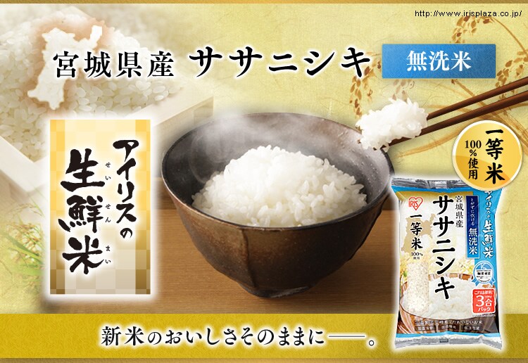生鮮米 無洗米ササニシキ