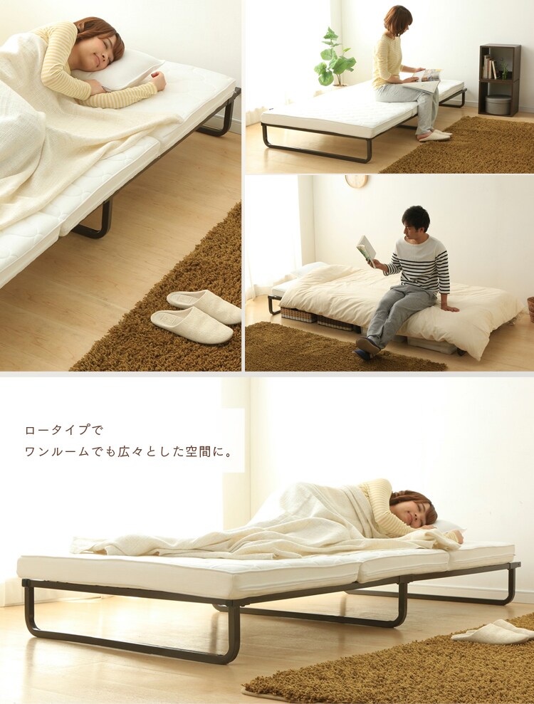 清潔なベッドで、心地の良い睡眠を