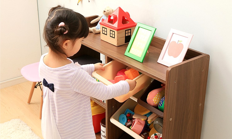 自分で考えてお片付け