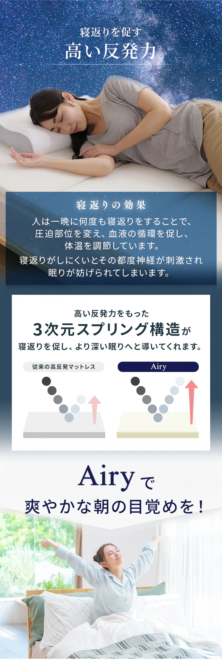 マットレス シングル 洗える 3つ折り 厚さ11?  エアリー エクストラ ボリューム AMEX-110S5