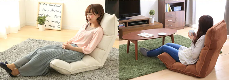 座椅子 低反発 ZCR-2 ブラウン2