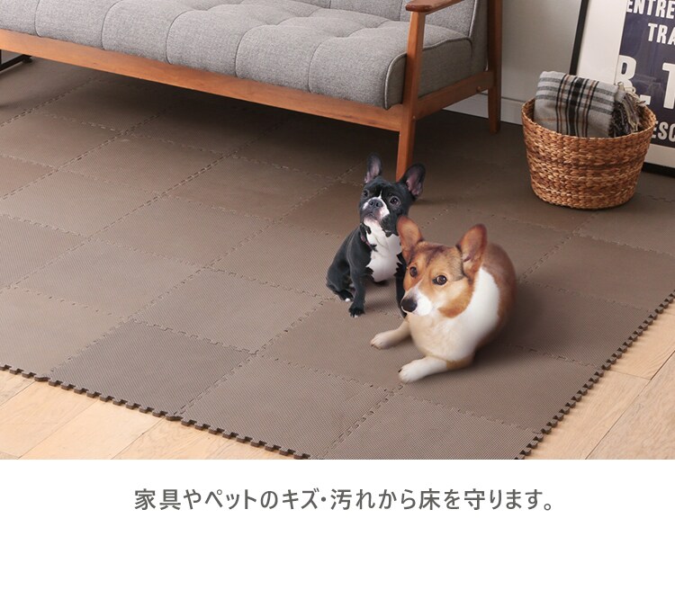 ジョイントマット　ブラウン・ベージュ