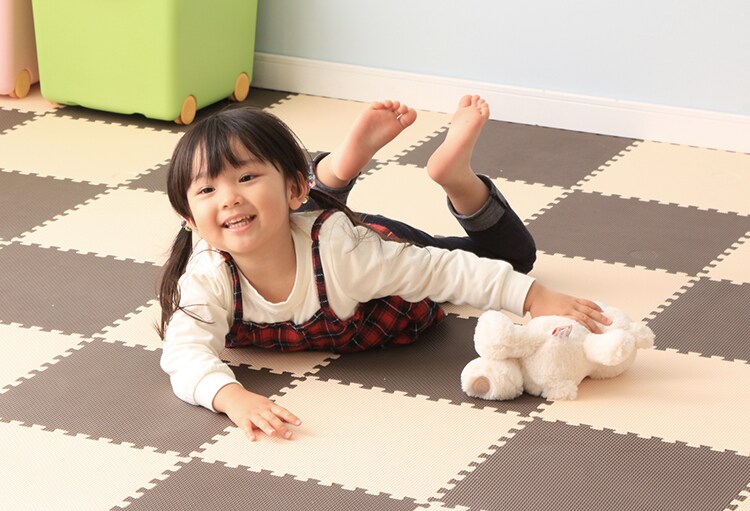 ジョイントマット　ブラウン・ベージュ