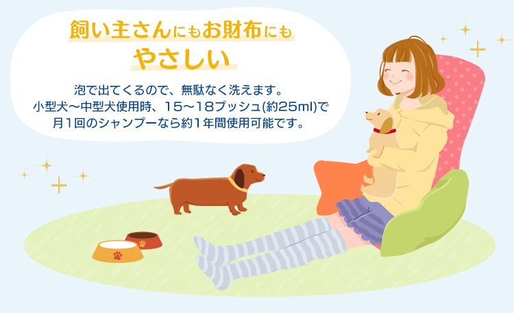 飼い主さんにもお財布にもやさしい