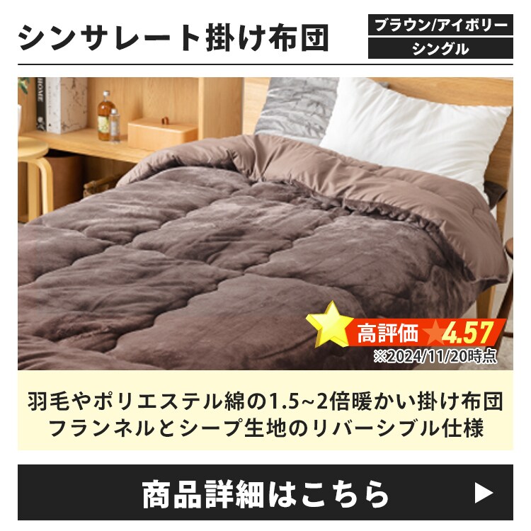 【公式店オリジナル】冬物寝具3点セット 敷きパッド 掛け布団 枕パッド1