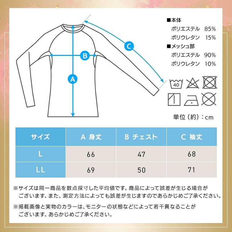【2026福袋】洗い替えに困らない！男のインナー福袋 長袖 吸湿発熱 ブラック L 5枚セット 9分丈 Vネック5