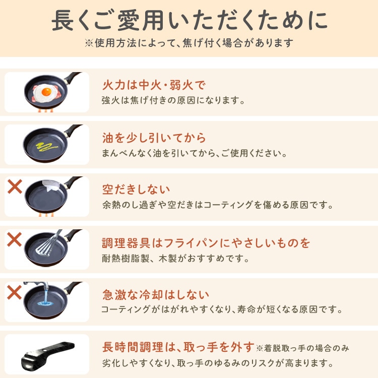 ダイヤモンドコートパン フライパン20cm IH／ガス火対応 IPDCI-T20F