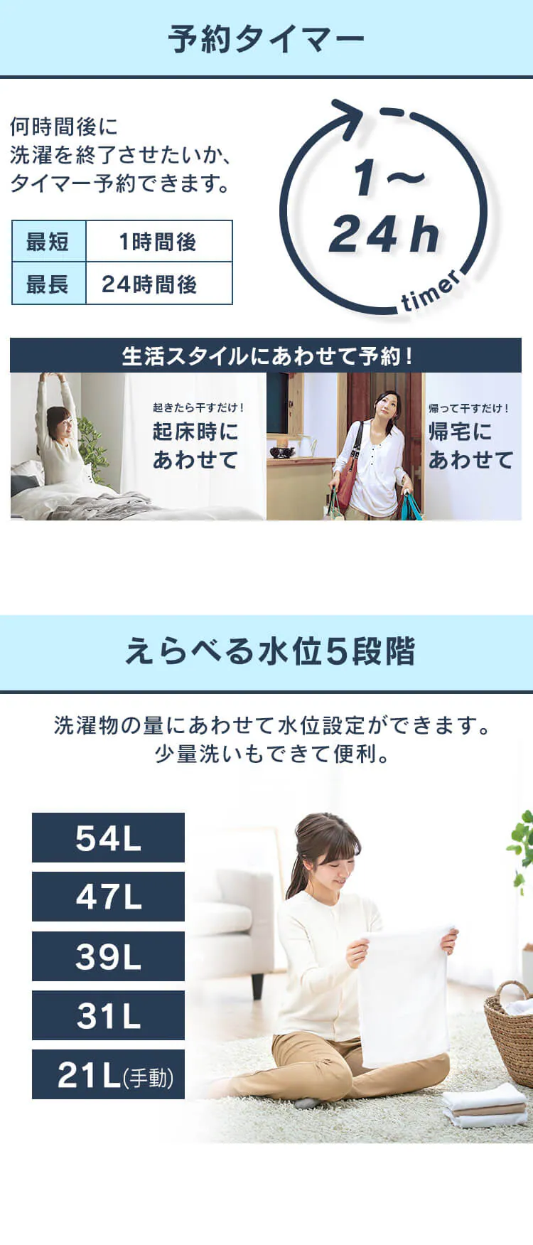 【訳あり】 洗濯機 7.0kg スプラウォッシュ IAW-T705E-W +洗剤付き3