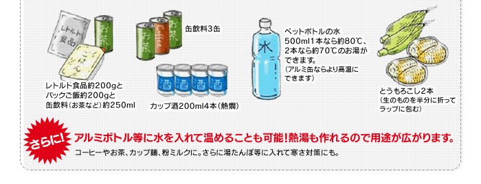 【3回分】 加熱セット L　KNS-L4