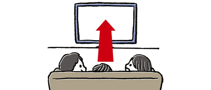 視聴距離のイメージ