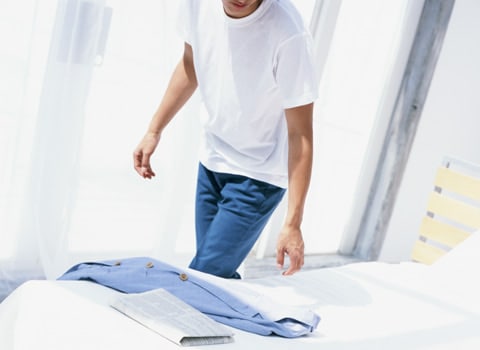 荷物が少ない方