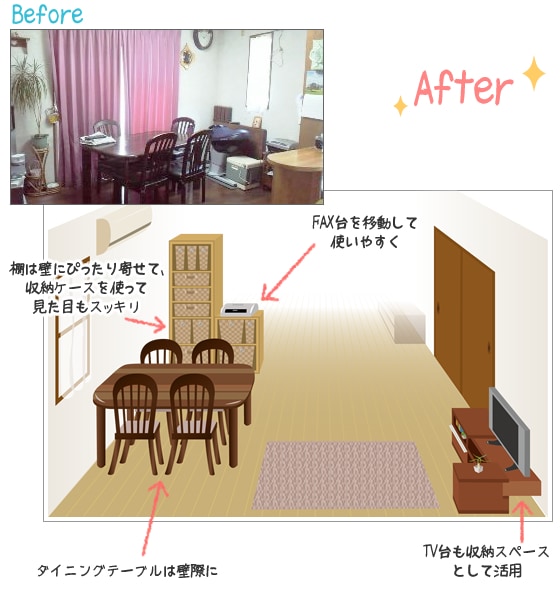 before after