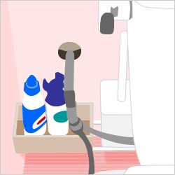 手に取りやすく、掃除がしやすい