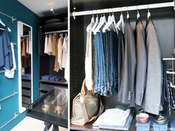 *大掛かりな衣替えは不要。着ない服を間引いたり並び順をかえたりする程度